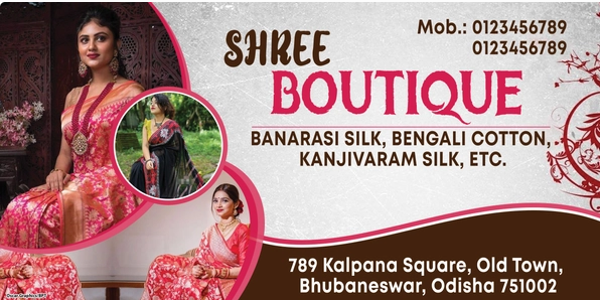 thumbnail 6x4 Your Boutiques Visual Appeal with the Shree Boutique Banner